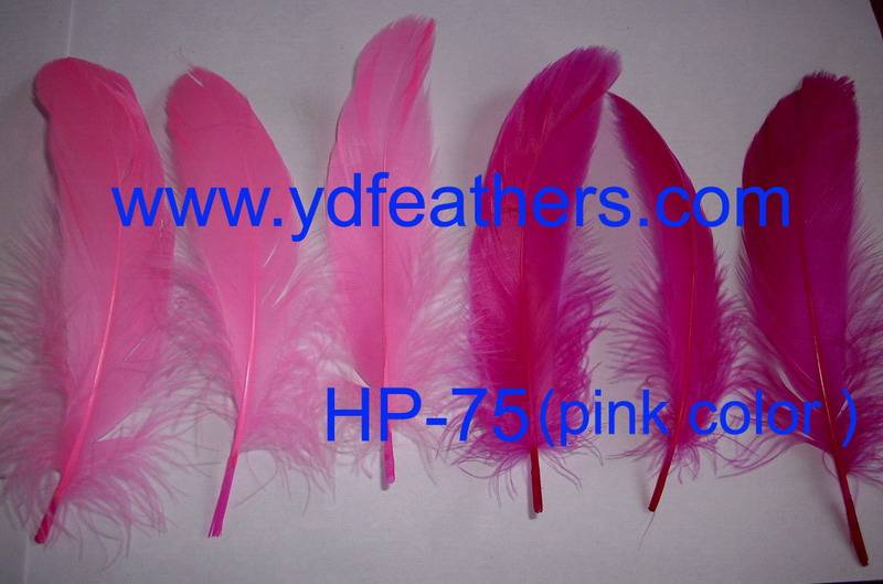 HP-75(Dyed Pink Goose Nagoires Feather)