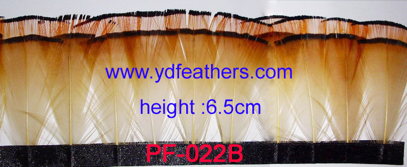 PF-022B(golden pheasant head feather fringe)