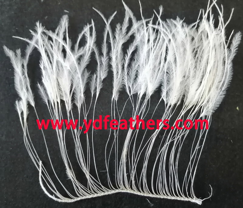 2ply Burnt South Africa Ostrich Feathers Fringe/Trim 04